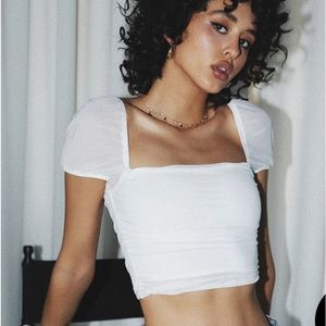 Princess Polly cropped tshirt